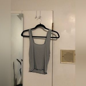American Eagle Tank: size small, pink and blue stripes